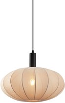 QAZQA bida - Japandi Hanglamp - 1 lichts - Ø 42 cm - Bruin - Woonkamer | Slaapkamer | Keuken