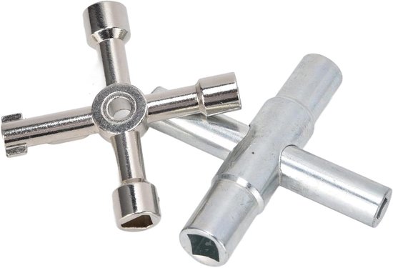 QUOTRE 8 stuks kraanmoersleutelset, staande kraansleutel 8-17 mm, universeel gereedschap, voor wastafelkraan, sanitaire installaties