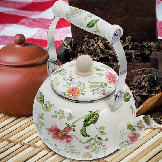Oude Chinese geëmailleerde theepot - België