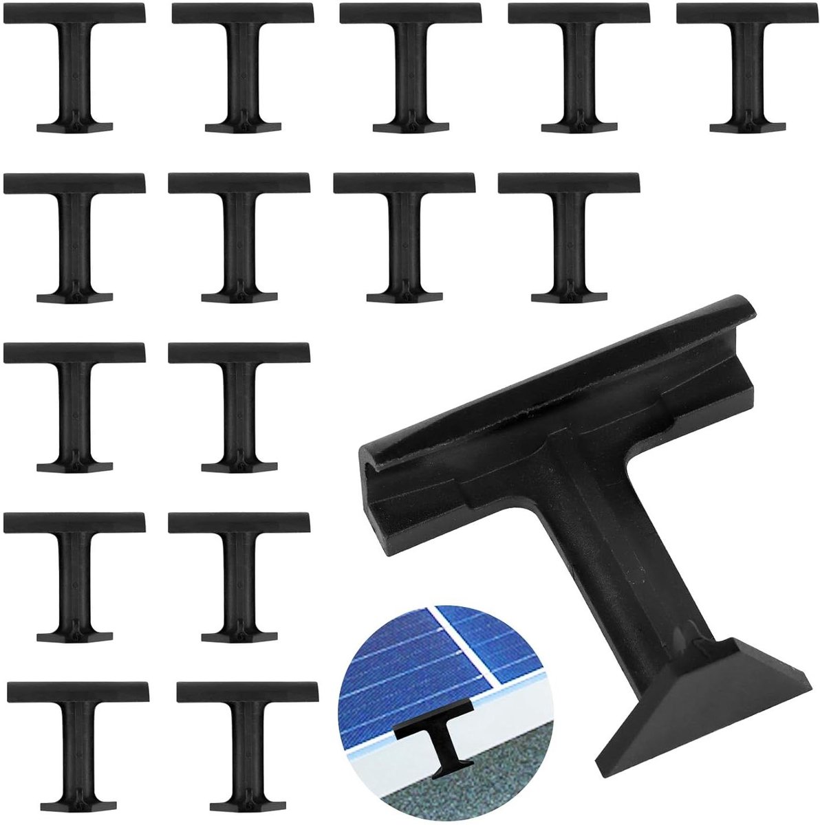 Zonnepaneel waterafvoerclips - 10 stuks - PV-module reinigingsclips - fotovoltaïsch paneel - 30 mm .