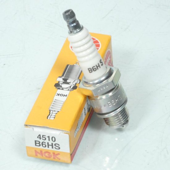 Bougie d'allumage NGK pour Mobylette MBK 50 51 Après 1980 B6HS Neuf