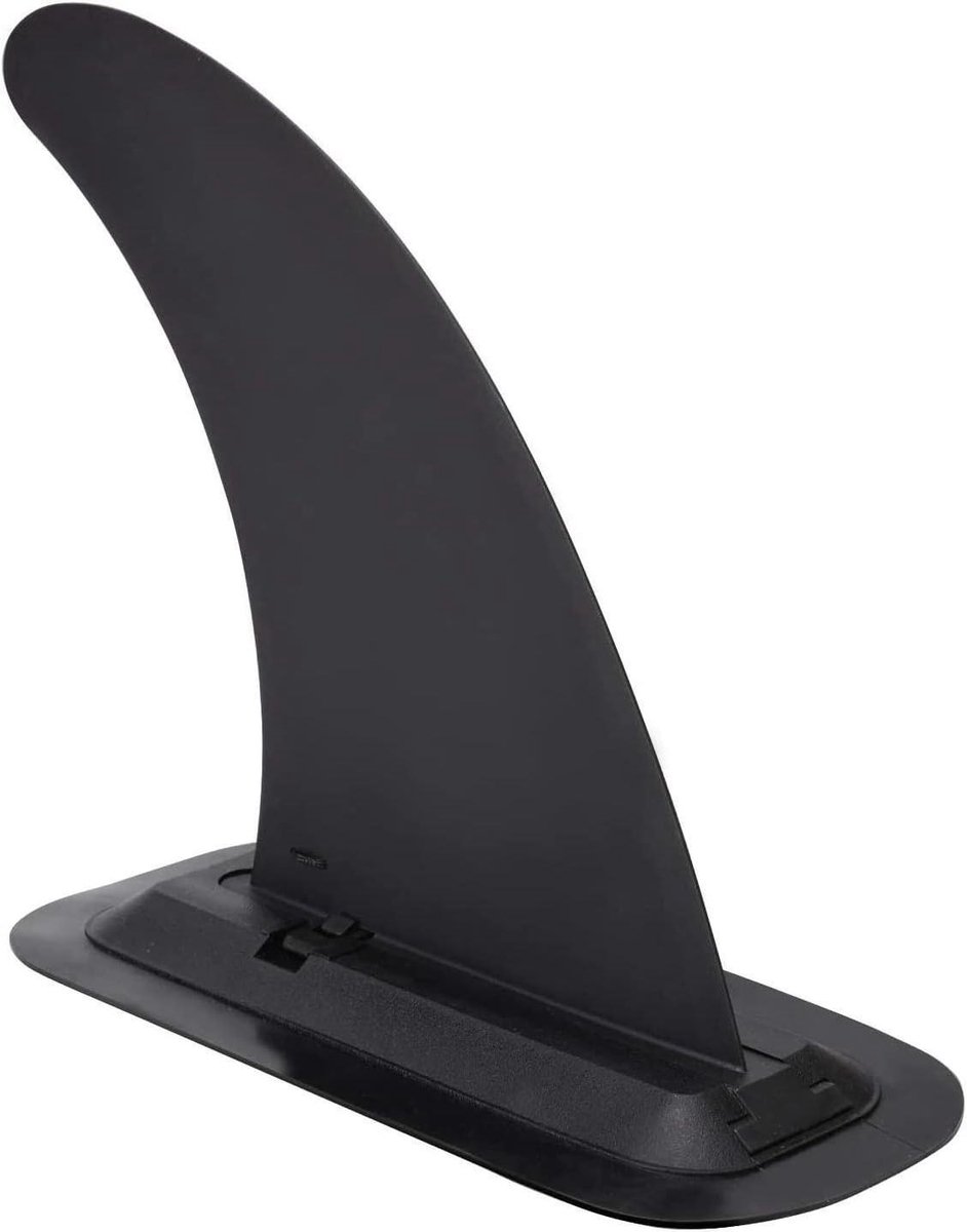 Allecto Plus - Verwijderbare Centre Fin voor Surfplank - Single Board Fin voor Vakantiesurfer - Zwarte Surfplankaccessoires met Fin Boards