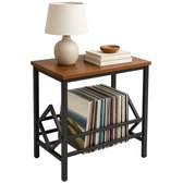 Lp vinyl opbergkast - boekenkast - opbergen tijdschriften boeken platen - zwart