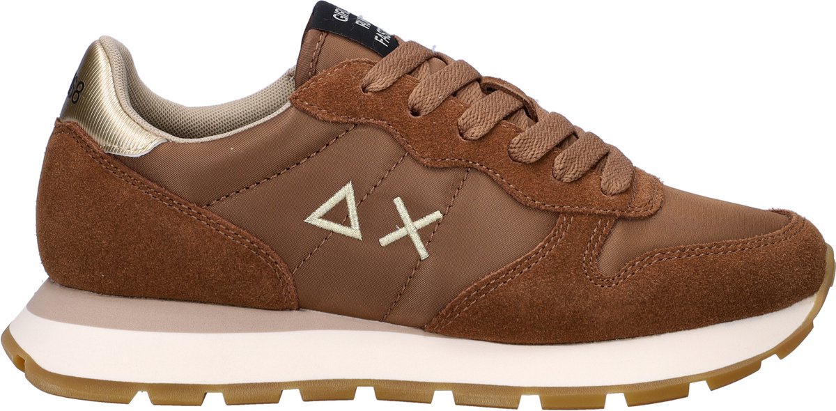 Sun68 Ally Solid Nylon Sneakers - Dames - Bruin - Maat 41