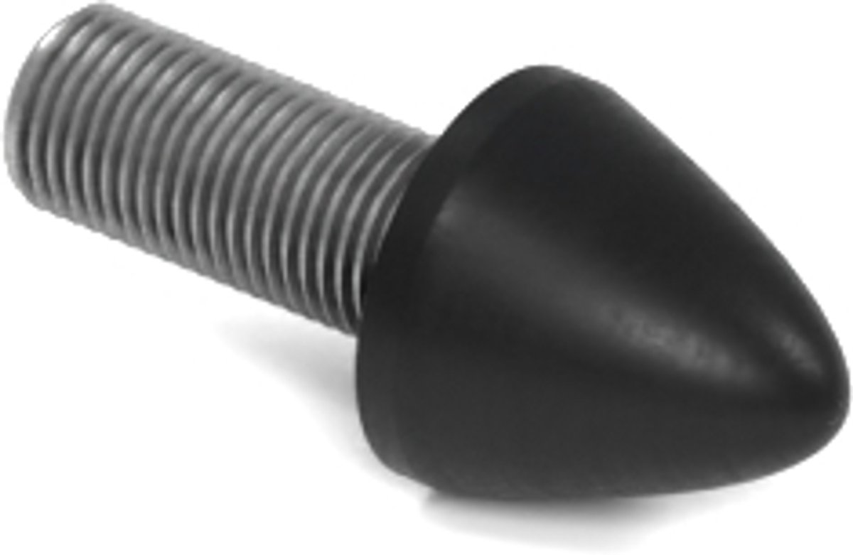 Rubbermagazijn - Parabool demper Type KP/D 10x10mm - M5 - Set 10 stuks