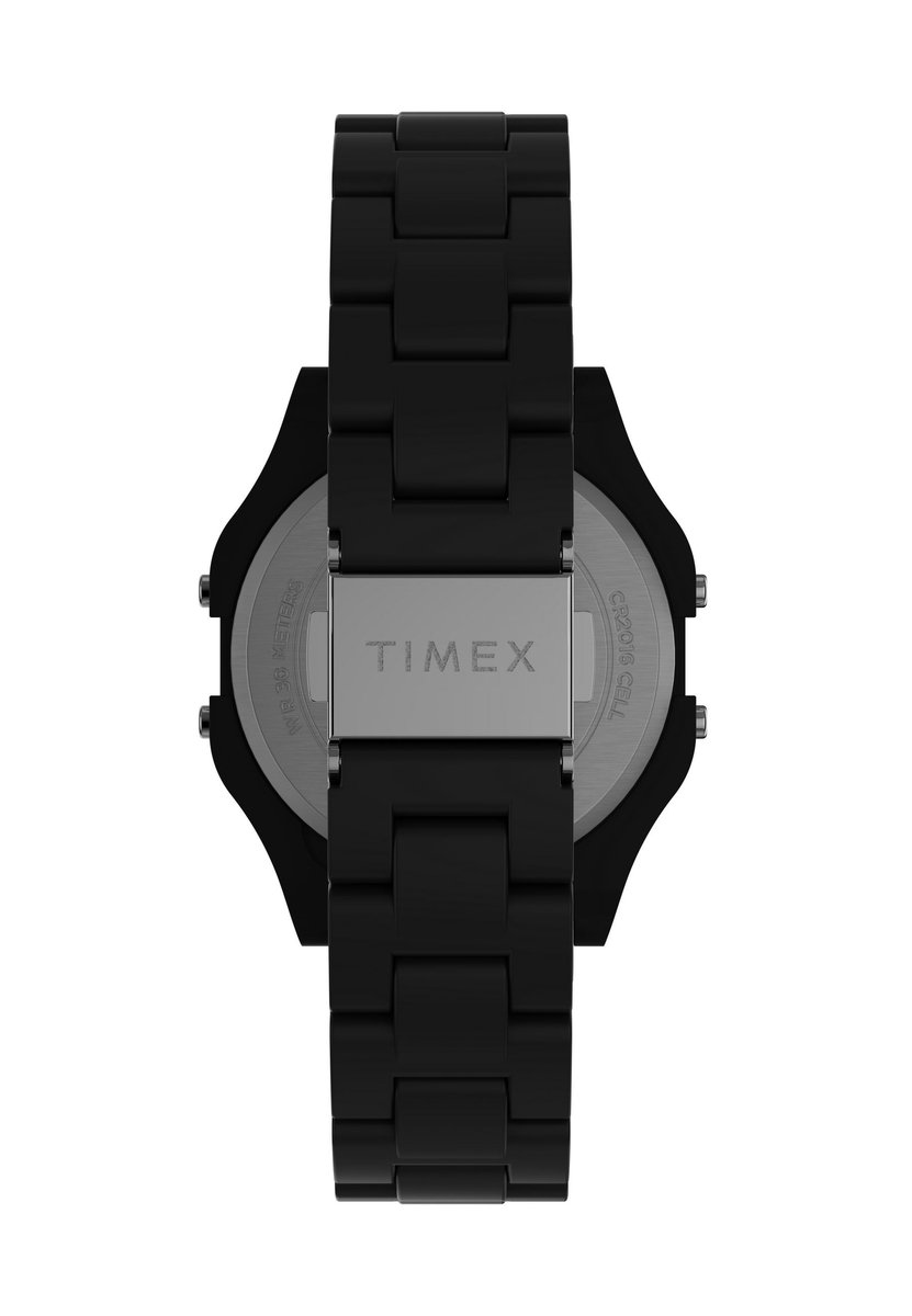 Timex Timex 80 Glossy Automatisch Zwart Case: 100% Plastic| Bracelet: 100% Plastic 36 mm TW2V20000AJ