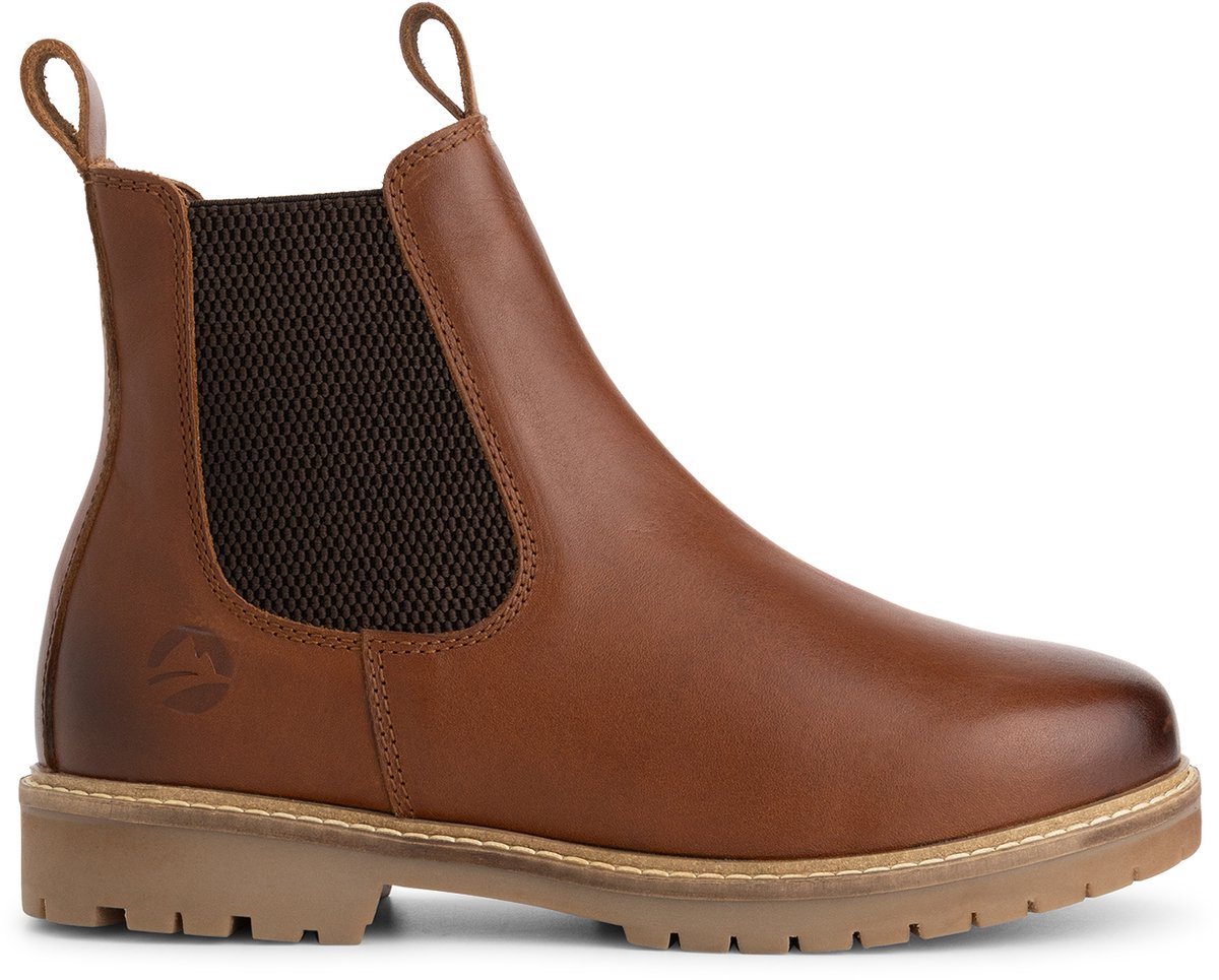 Travelin' Ringsaker Dames - Chelsea boots - Wolgevoerd - Cognac