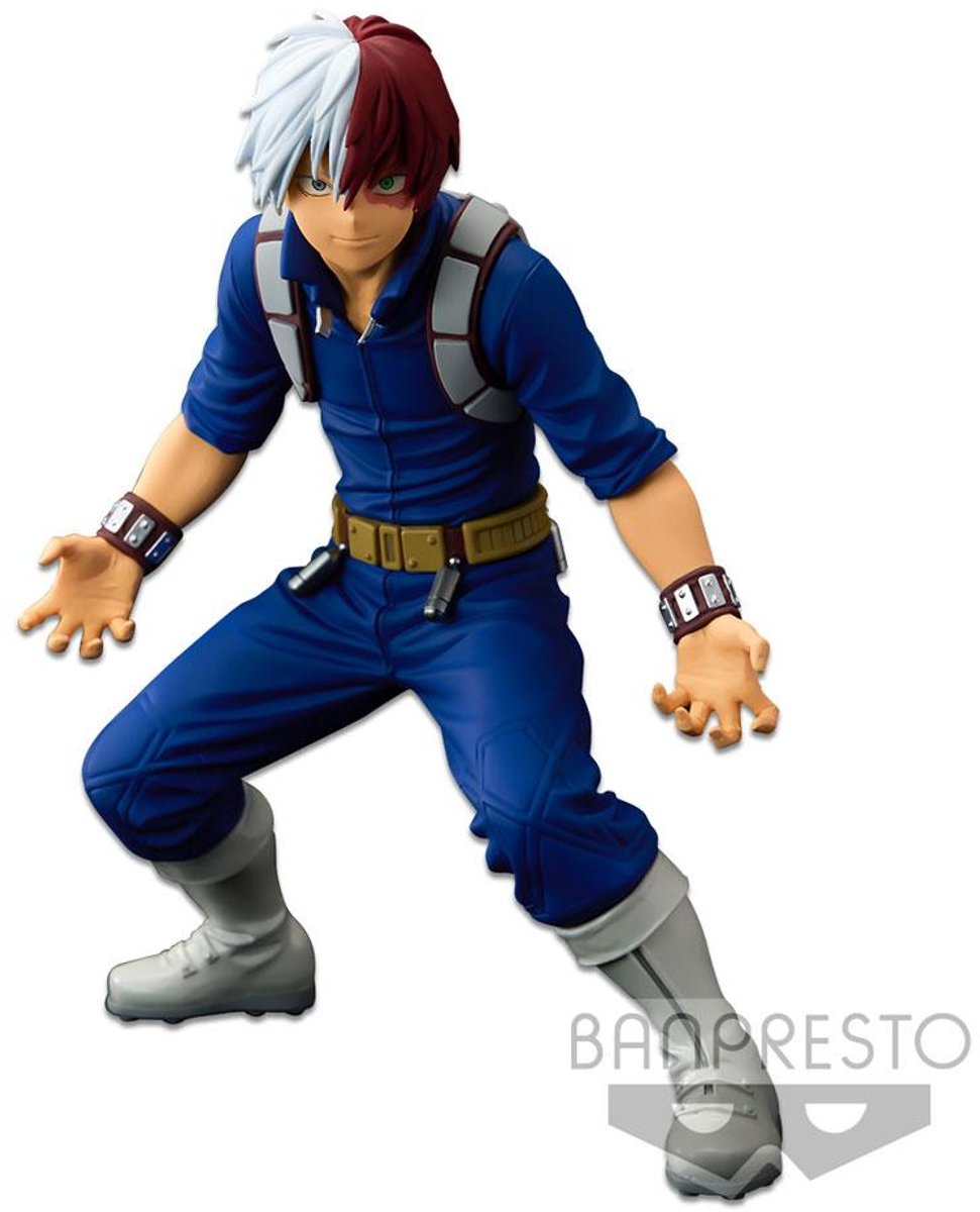 Banpresto My Hero Academia Colosseum Modeling Academy Super Master Stars Piece Statue Shoto Todoroki 21 cm Beeld