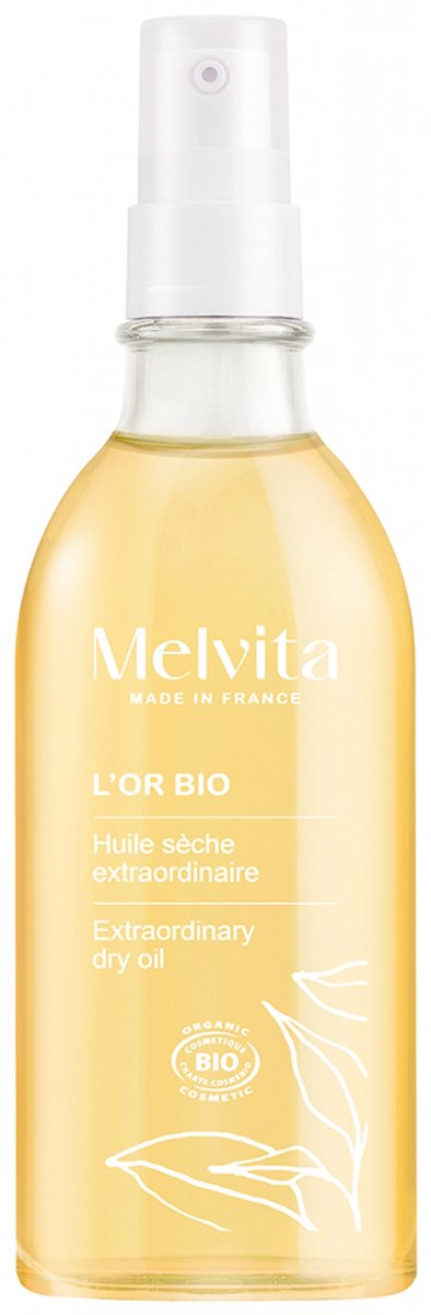 Melvita Olie L'Or Bio Huile Extraordinaire Corps, Visage, Cheveux 100ml