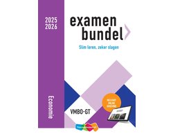 Omslag van Examenbundel online + boek vmbo-gt/mavo Economie 2025/2026