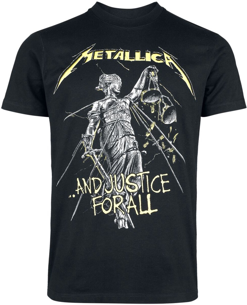 Metallica ...And Justice For All - Tracklist - Heavyweight Heren T-shirt - zwart - L