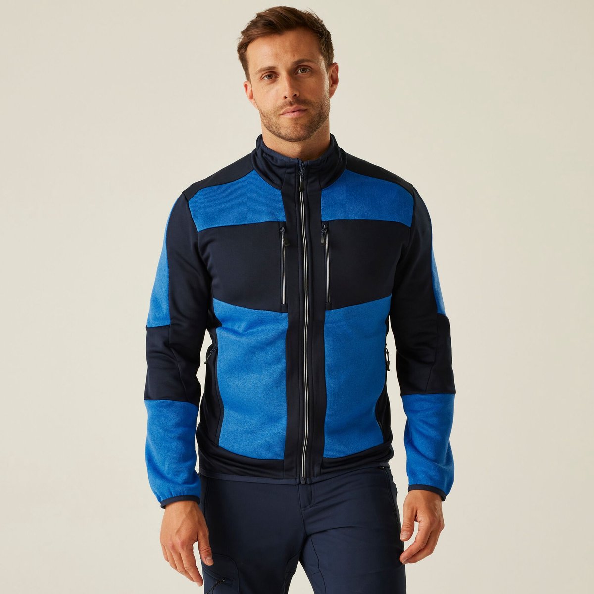 Fleece Hiking Volwassenen E-volve Blauw