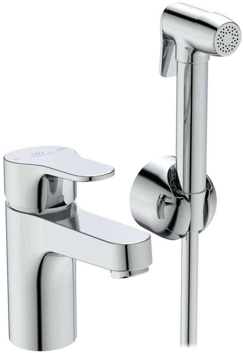 Ideal Standard Cerabase - Wastafelkraan met vuistdouche, chroom BC834AA