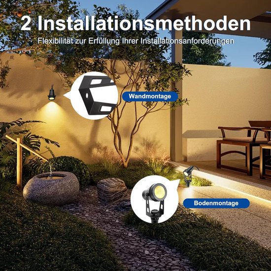 Villa Tuinlamp Landschapslamp met één kop Led-buit