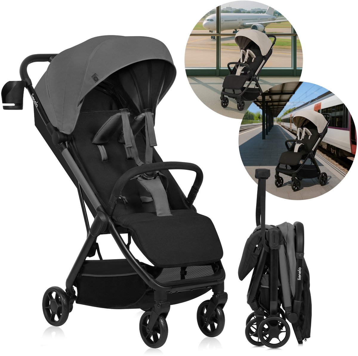 Lionelo Lionelo Julie Air Buggy - afbeelding 3