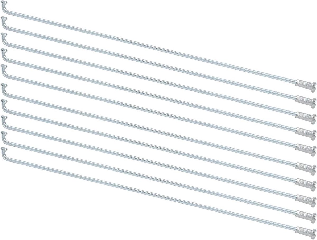 Allecto Plus - 10 stuks RVS fiets spaken 2.2mm dikte - Mountainbike driewieler accessoires - Set van 80mm lengte