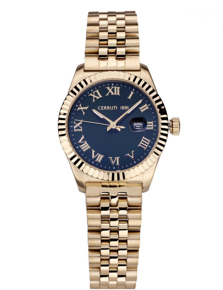 Datum horloge Baccio Green - Gold