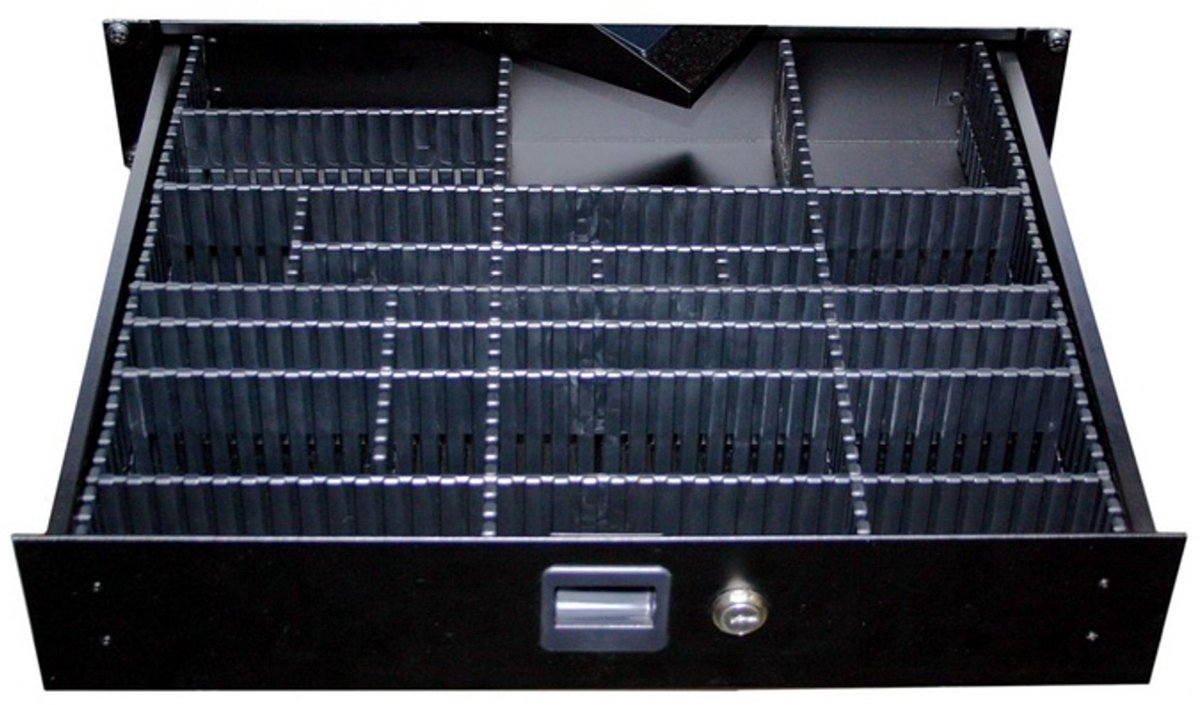 Adam Hall Verdeler horiz. voor 19" rack schuif - Rack lade
