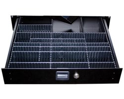 Adam Hall Verdeler horiz. voor 19" rack schuif - Rack lade