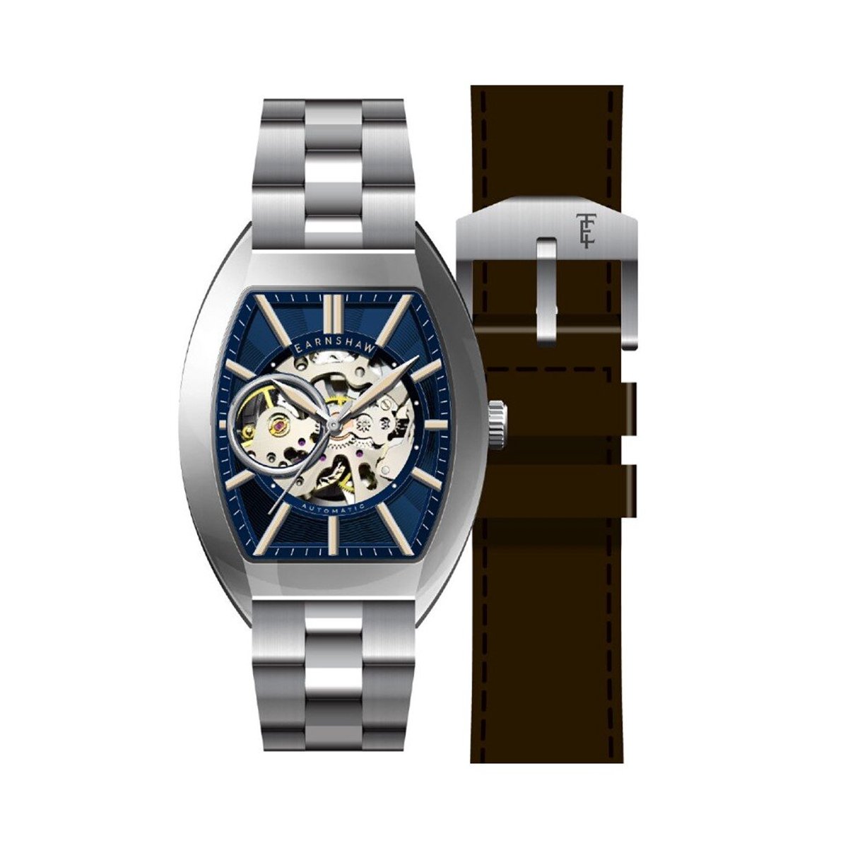 Earnshaw - ES-8310-22 - Polshorloge - Heren - Automatisch - Heritage Beauchamp