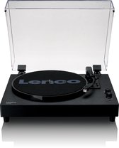 Lenco Platenspeler - Houten Platenspeler met Bluetooth en ingebouwde speakers - LS-60BK - Zwart