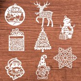 Pochoirs De Noël, 60PC Pochoirs De Peinture Et De Dessin Père Noël