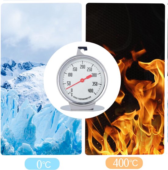 Thermomètre de four en acier inoxydable 0-400 Cels... – Grandado Thermomètre de four en acier inoxydable 0-400 Cels... – Grandado