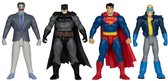 McFarlane Toys DC Direct Page Punchers Action Figure 4-Pack Batman & Son of Batman & Superman & Joker 7 cm Action Figuur