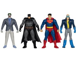 McFarlane Toys DC Direct Page Punchers Action Figure 4-Pack Batman & Son of Batman & Superman & Joker 7 cm Action Figuur