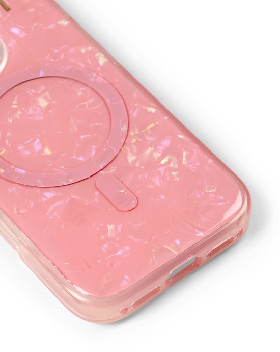 iDeal of Sweden Pearlised Case met magnetische ring geschikt voor iPhone 16 Pro Max Pink
