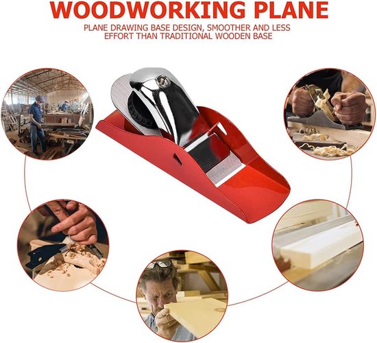 Mini handschaaf voor precisie houtbewerking - Compact en praktisch schaafblok - Mini handschaaf - Gereedschap - Kleine snoeischaaf - Timmermanszakschaaf - Verstelbaar mes - Voor snoeiprojecten Timmermans DIY Modelbouw - Groot formaat - 16*4,5 cm van Merkloos — afbeelding 5