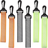 Grevosea 10Pcs Reflecterende Hangers Veiligheid Sleutelhangers Reflecterende Strips Reflecterende Tags Veiligheid Reflector Hangers Sleutelhanger Voor Rugzak Kleding Rolstoel Fietsen Wandelen Running Grevosea 10Pcs Reflecterende Hangers Veiligheid Sleutelhangers Reflecterende Strips Reflecterende Tags Veiligheid Reflector Hangers Sleutelhanger Voor Rugzak Kleding Rolstoel Fietsen Wandelen Running