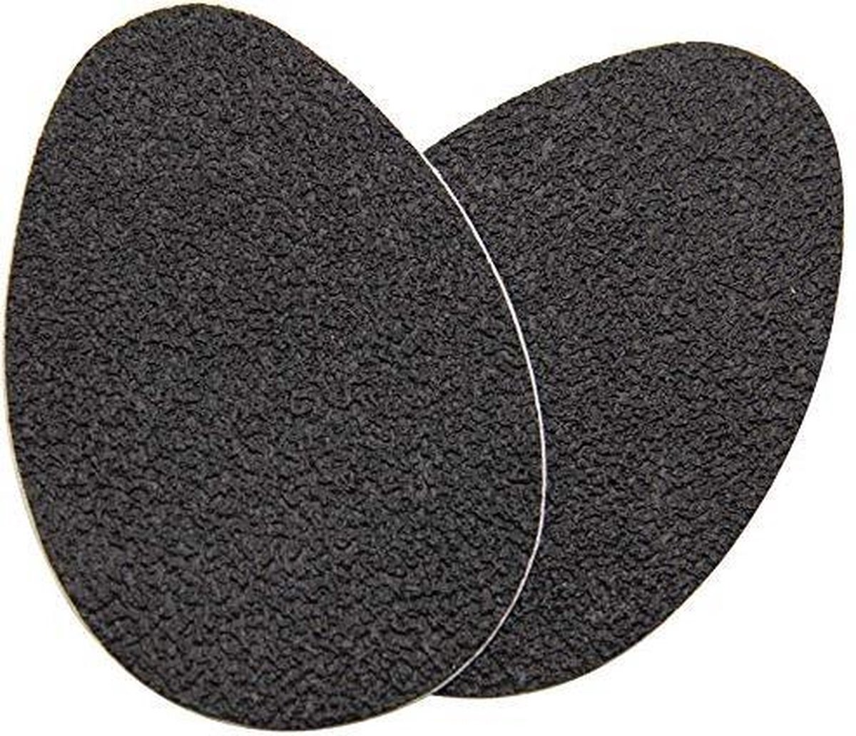 Anti-slip zoolstickers – Zoolgrip – Schoenstickers – Anti Slip Pads – Rough Grip – 1 paar – Ruw oppervlak Zwart