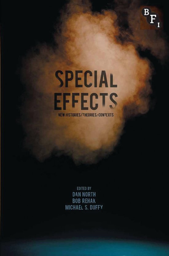Boekomslag van 'Special Effects' met tekst in grote letters en een rookwolk op een donkere achtergrond.