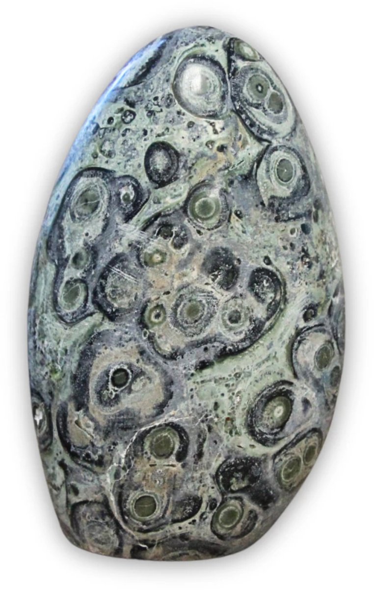 Ruben Robijn Jaspis kamballa (eldariet) sculptuur nr.15 Groen