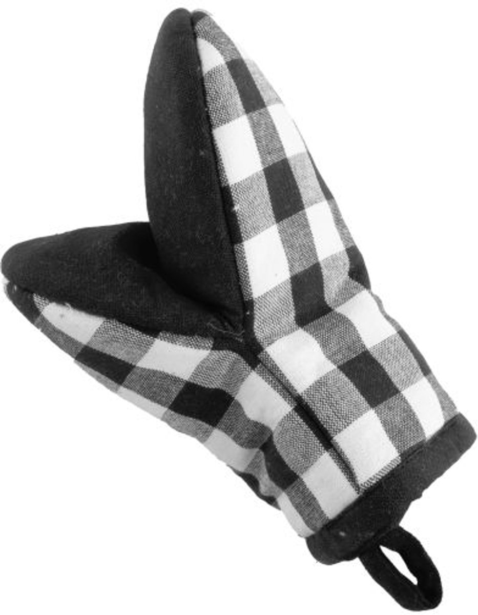 Gripper GINGHAM - SET/2 - 13x19 cm, zwart