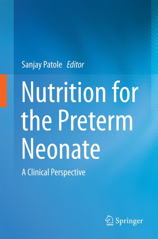 Nutrition for the Preterm Neonate - cover