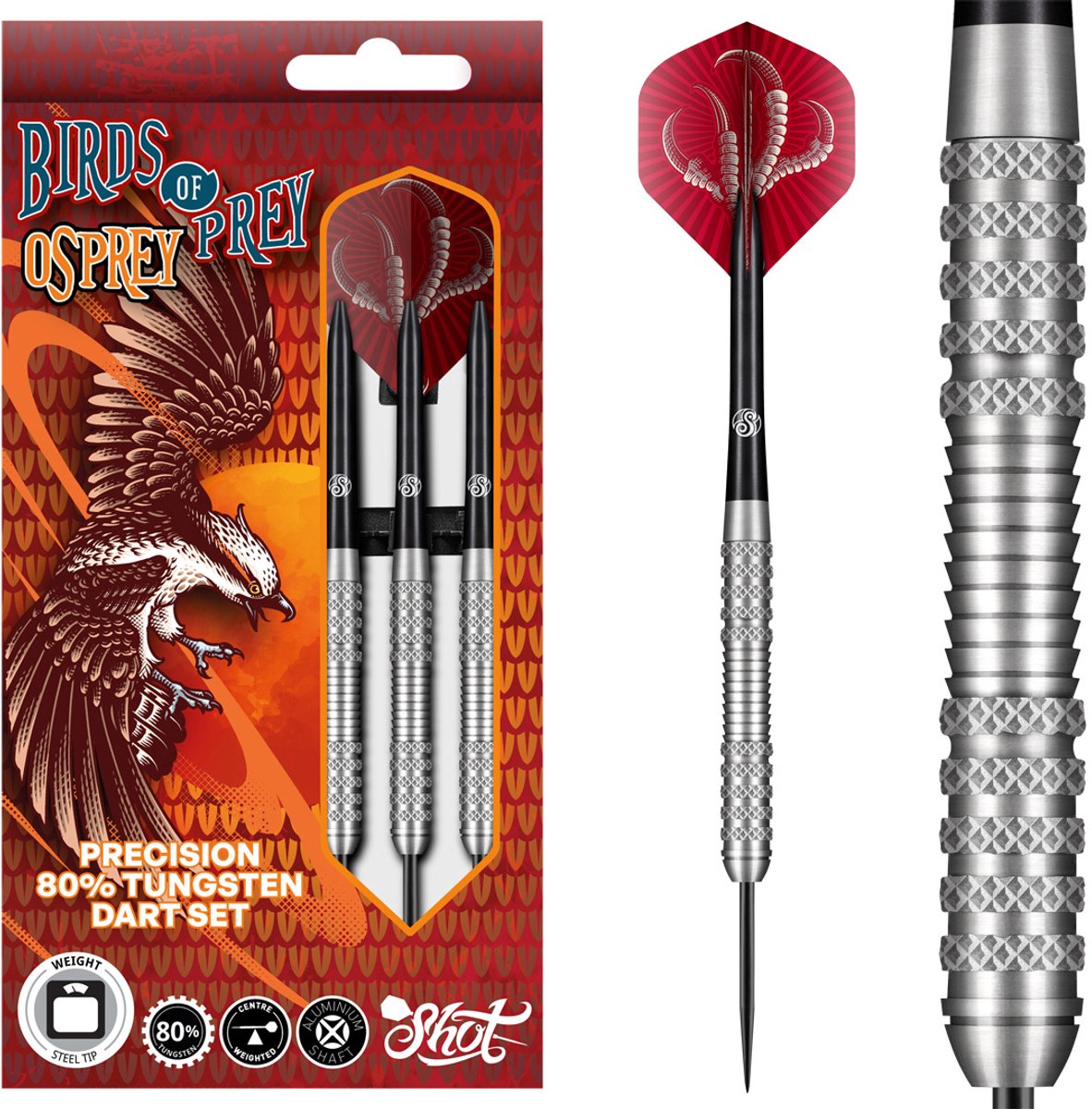 Shot Birds Of Prey Osprey 80% - Dartpijlen 26 Gram