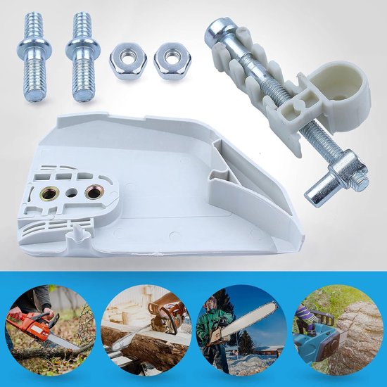 Geschikt voor Kettingwielkap met kettingspanner voor STIHL kettingzaag MS170 MS180 017 018 MS210 MS230 MS250 021 023 025, kettingkast + spanner + bout en moer 6 in 1 van Merkloos	 — afbeelding 5
