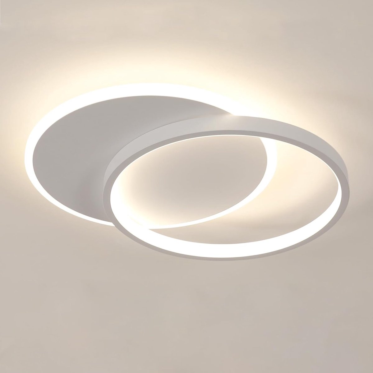 Dimbare LED-plafondlamp, 32W, met afstandsbediening, modern design voor slaapkamer, woonka