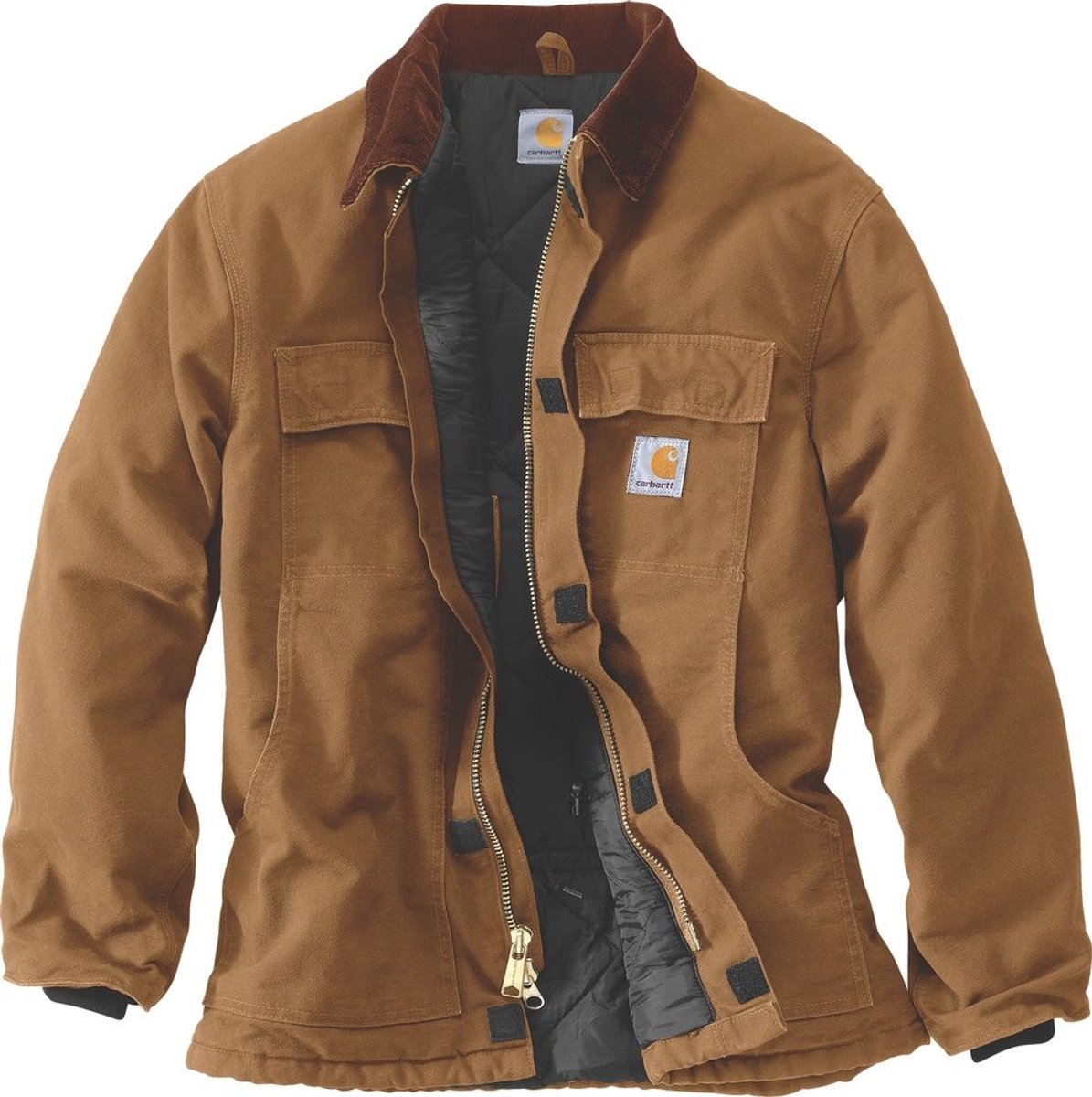 Carhartt Loose Fit Firm Duck Insulated Traditional 3 Warmest Jas Lichtbruin