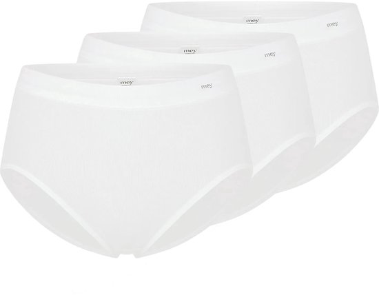 Mey Emotion 3-pack dames taille slip viscose - Voordeelverpakking - Multipack aanbieding - 38 - Wit