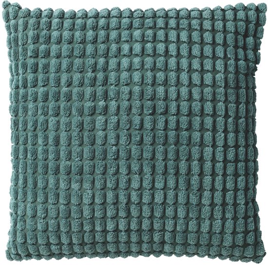 FINN/ROME - Ensemble de coussins 4 pièces - coussins intérieurs inclus - 45x45 cm - vert, bleu