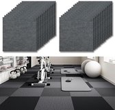 8 zelfklevende tegels 20x20cm helder / beton / grijs - Vinyl Way 8 zelfklevende tegels 20x20cm helder / beton / grijs - Vinyl Way