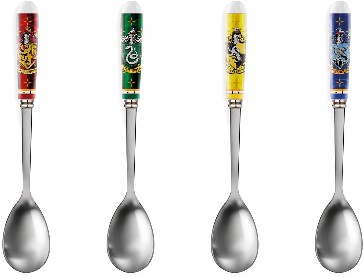 HARRY POTTER - The 4 Houses - Set of 4 Tea Spoon - Theelepels