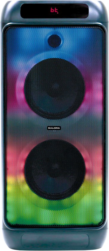Salora PARTYBOX400 - Party Speaker - Box - Speakers - Partybox - 400 watt - LED verlichting - Bluetooth