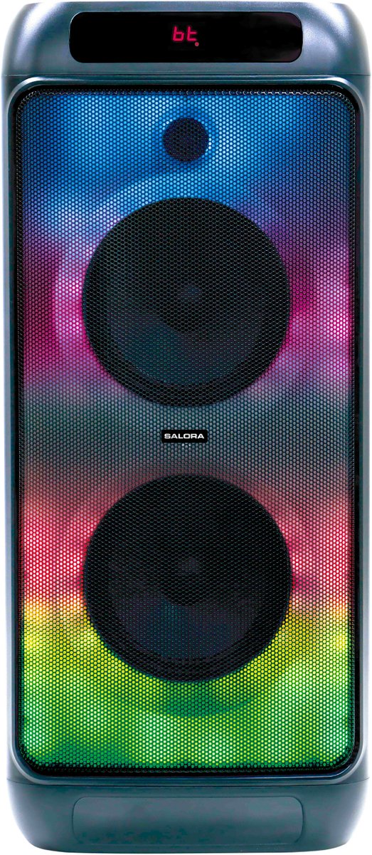 Salora PARTYBOX400 - Party Speaker - Box - Speakers - Partybox - 400 watt - LED verlichting - Bluetooth
