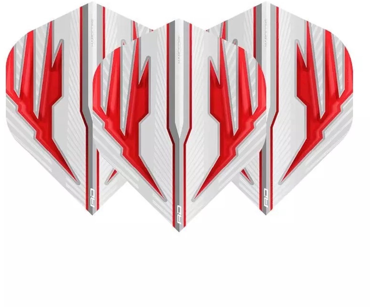 Red Dragon Hardcore Radical White & Red - Dart Flights