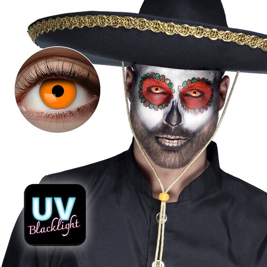 Lentilles mensuelles UV Flash Oranje