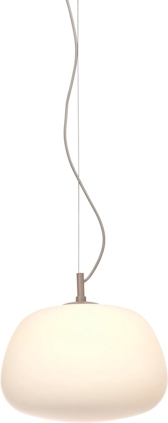 it's about RoMi Hanglamp Sapporo - Wit - 34.2x34.2x30cm - Modern - Hanglampen Eetkamer, Slaapkamer, Woonkamer